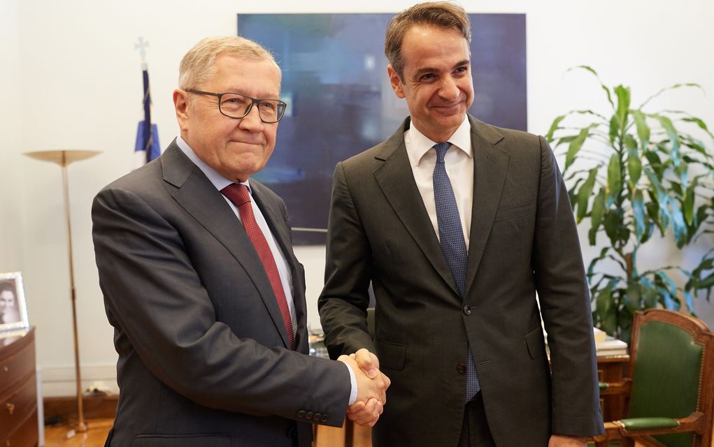 Χρέος και μεταρρυθμιστικό σχέδιο ΝΔ στη συνάντηση Μητσοτάκη-Ρέγκλινγκ