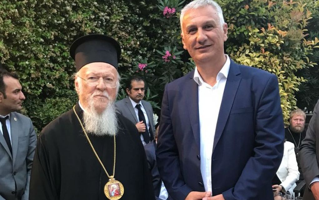 Με τον Οικουμενικό Πατριάρχη Βαρθολομαίο συναντήθηκε ο Β. Ανατολίτης
