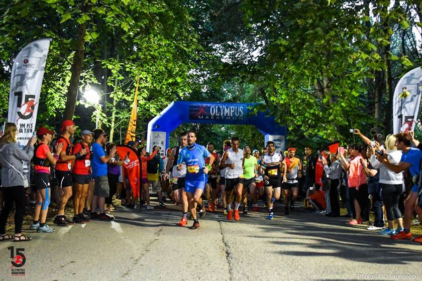 Ο Θεοδωρακάκος στην κορυφή του Olympus Marathon