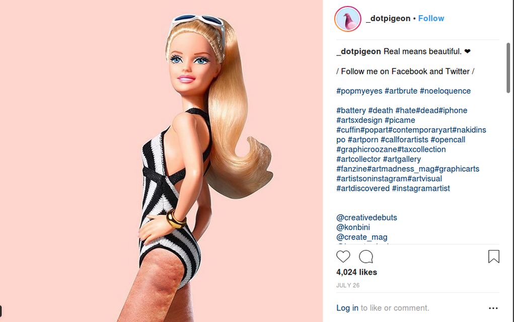 Κι όμως η Barbie έχει κυτταρίτιδα! (pics)