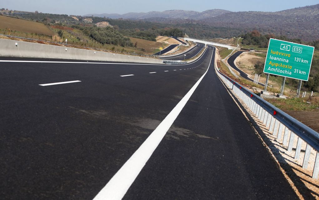 Έργα ύψους 10.400.000 ευρώ στην εθνική οδό Αντιρρίου-Ιωαννίνων