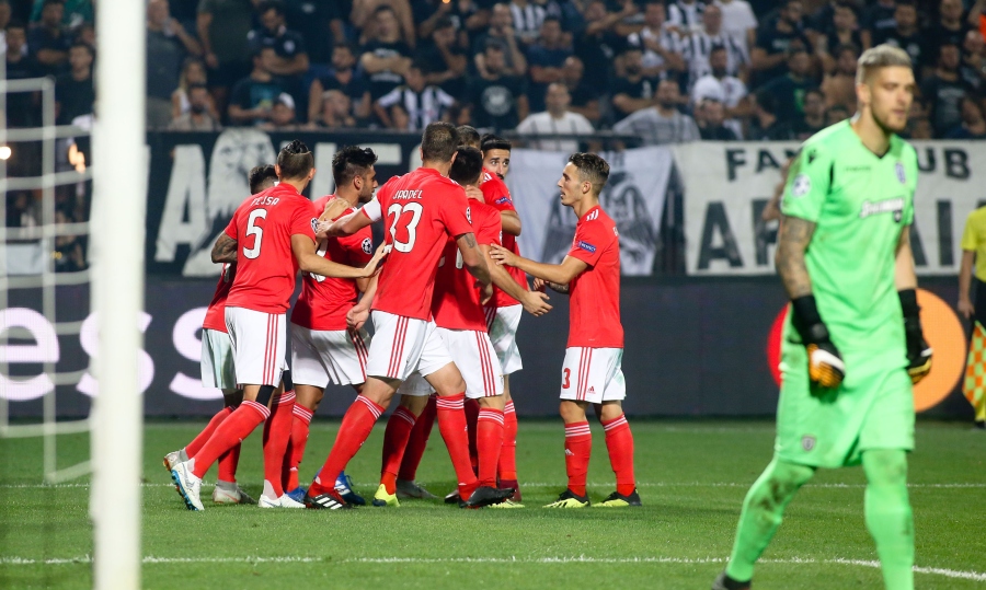 Εκτός Champions League o ΠΑΟΚ από την Μπενφίκα