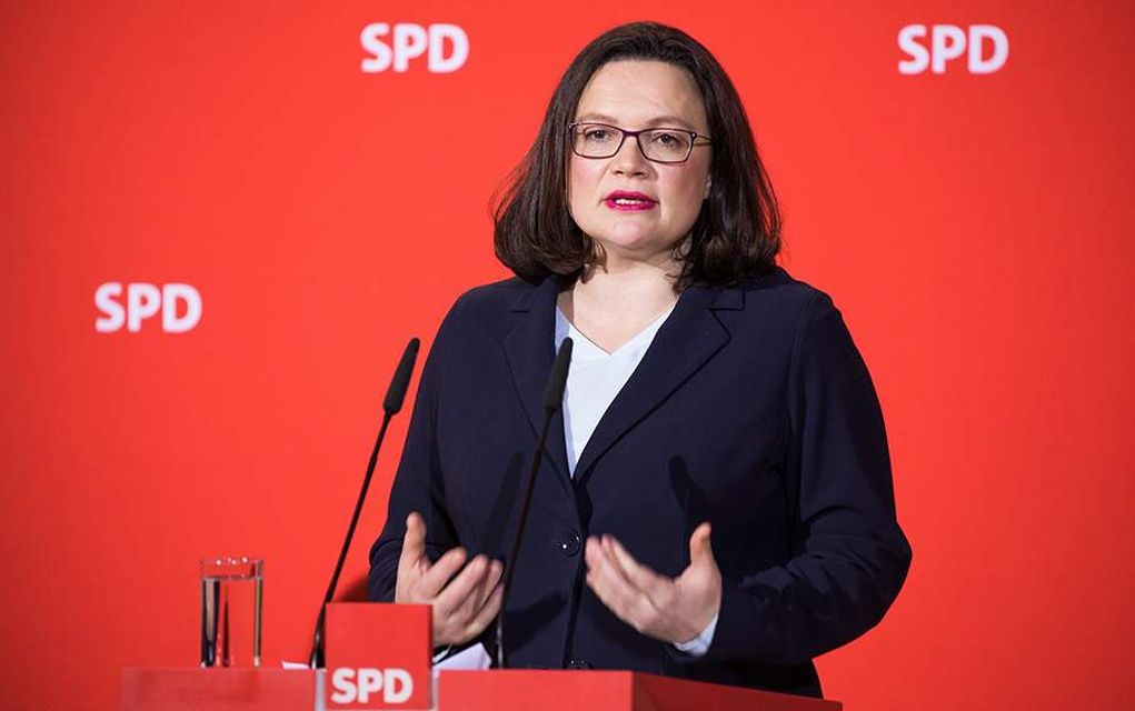 ΑντρέαΝάλες: «Παραμένει η ιδέα συνασπισμού SPD-Πράσινων και Αριστεράς»