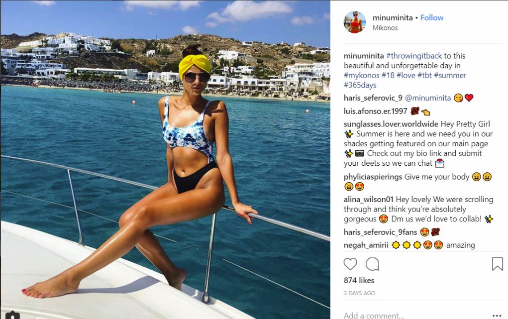 Η «καυτή» Αμίνα στο δρόμο του ΠΑΟΚ (pics)