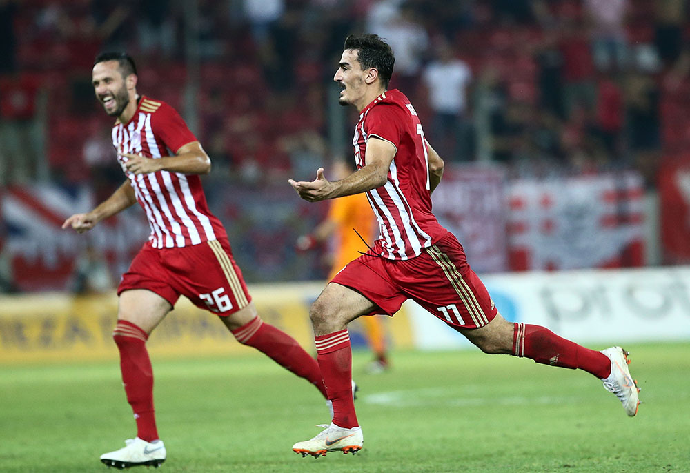 Με Λάζαρο 1-0 τον Λεβαδειακό ο Ολυμπιακός
