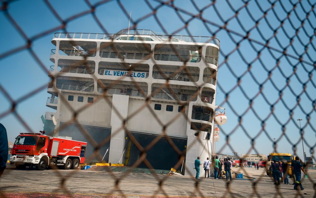 Κλίση επτά μοιρών πήρε το πλοίο «Ελευθέριος Βενιζέλος»
