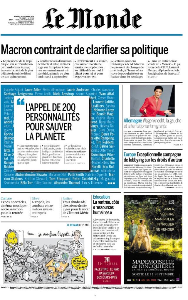 200 προσωπικότητες απευθύνουν επείγουσα έκκληση να σωθεί ο πλανήτης