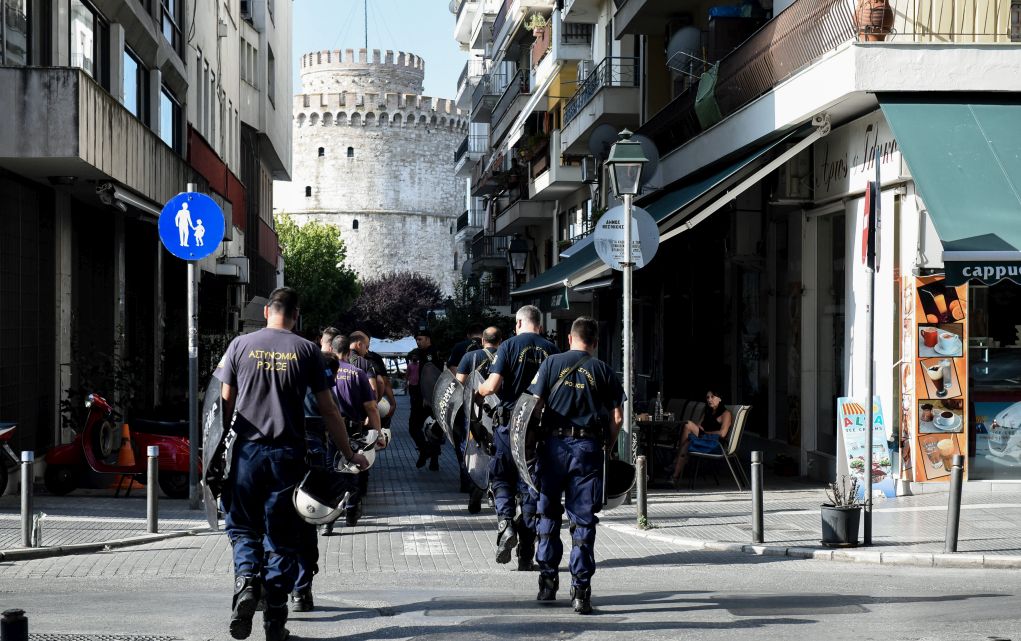 Σε αστυνομικό κλοιό η Θεσσαλονίκη