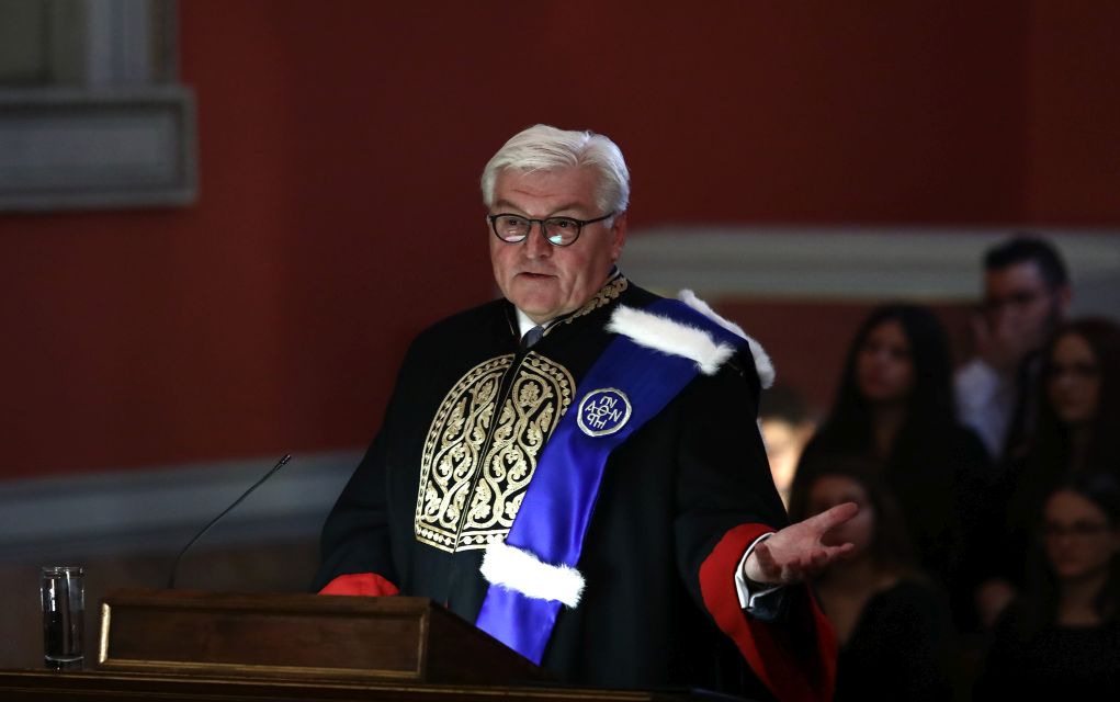 Eπίτιμος διδάκτωρ του ΕΚΠΑ o Φρανκ-Βάλτερ Στάινμαϊερ