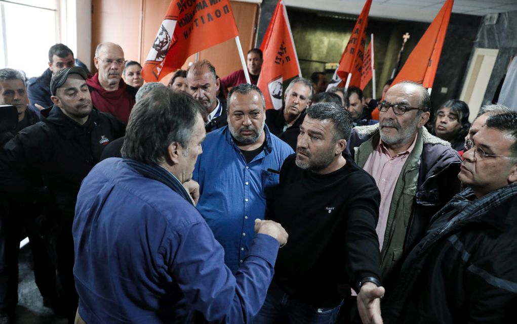 Εισβολή ΠΟΕ-ΟΤΑ στο υπουργείο Εργασίας