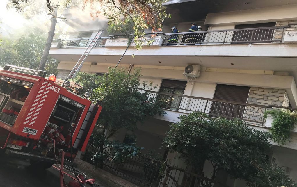 Φωτιά σε διαμέρισμα στην Καλαμαριά