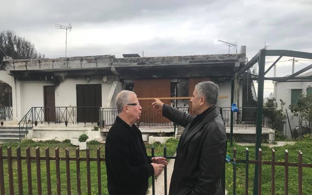 Επίσκεψη Πατούλη στο Μάτι Αττικής