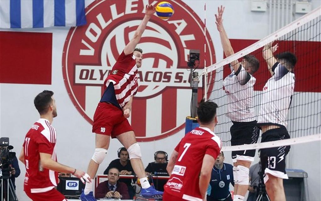 Βόλεϊ: Άνετα στον τελικό ο Ολυμπιακός, 3-1 επί του ΠΑΟΚ