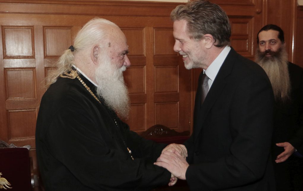 Με τον Αρχιεπίσκοπο Ιερώνυμο συναντήθηκε ο Παύλος  Γερουλάνος