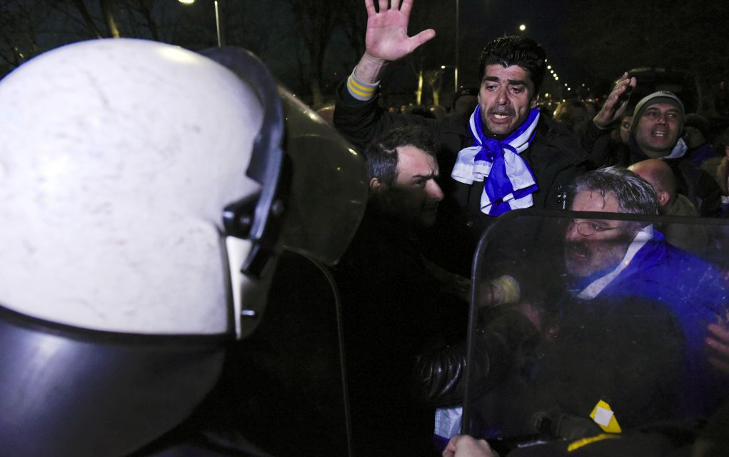 Μία σύλληψη για τα χθεσινά επεισόδια έξω από το Μέγαρο Μουσικής Θεσσαλονίκης