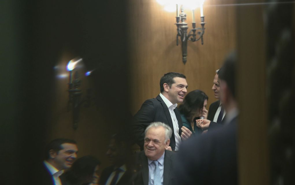 Στη Γεροβασίλη «έπεσε» το φλουρί στην κοπή βασιλόπιτας της κυβέρνησης