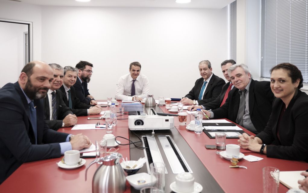Ο Κ. Μητσοτάκης συναντήθηκε με τον Π.Σ. Φυσικοθεραπευτών