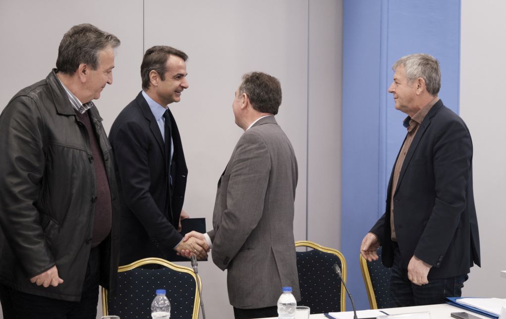 Με το ΔΣ της ΠΟΕΔΗΝ συναντήθηκε ο Κυριάκος Μητσοτάκης