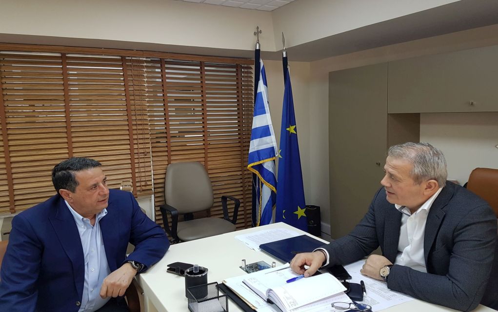 Με τον πρόεδρο του ΦΟΔΣΑ Μ. Γεράνη συναντήθηκε ο Γ. Καμαρινός