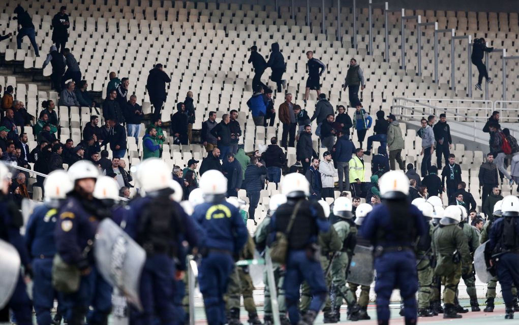 Παναθηναϊκός: «Κακώς διακόπηκε το ντέρμπι. Δεν ήταν φίλαθλοί μας, αλλά μπαχαλάκηδες»