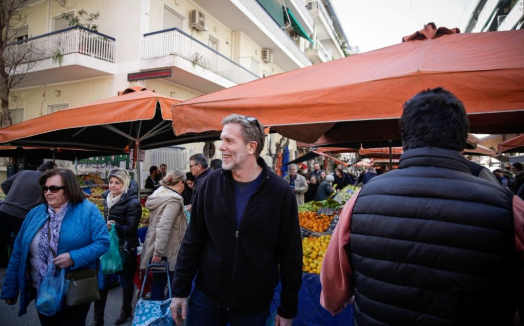 Στη Λαϊκή Αγορά της Ριανκουρ ο Π. Γερουλάνος