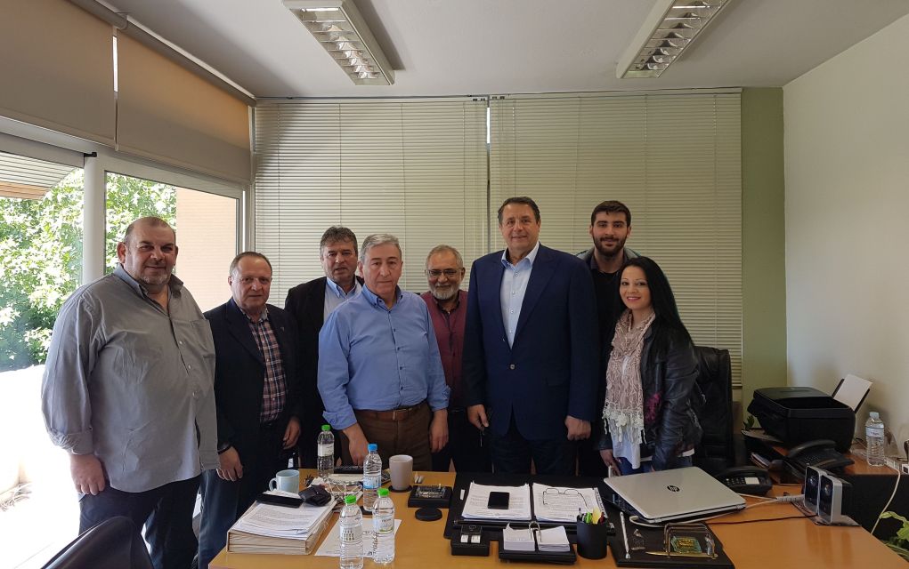 Επίσκεψη του υποψ. Δημάρχου Κορδελιού – Ευόσμου Ι. Καμαρινού στο ΕΚΘ