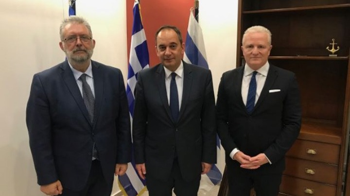 Με τον πρόεδρο και τον διευθύνοντα σύμβουλο του ΟΛΘ συναντήθηκε ο Ι. Πλακιωτάκης