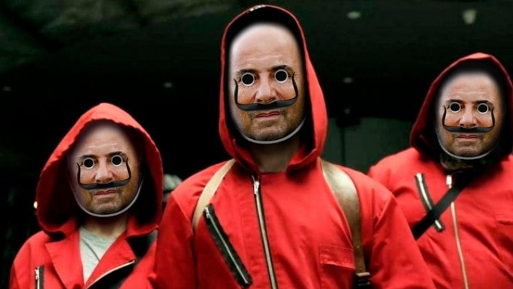 Ο «καθηγητής» Σαμπάολι και η  Casa de Papel…Σάντος