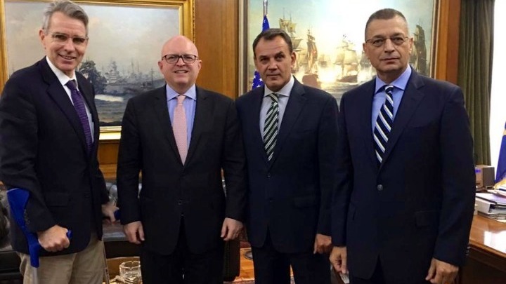 Συνάντηση Ν. Παναγιωτόπουλου με τον βοηθό ΥΠΕΞ των ΗΠΑ Φ. Ρίκερ