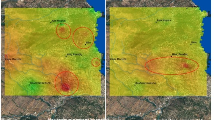 Χαμηλός αλλά όχι αμελητέος ο κίνδυνος από την τοξικότητα του περιβάλλοντος στο Μάτι