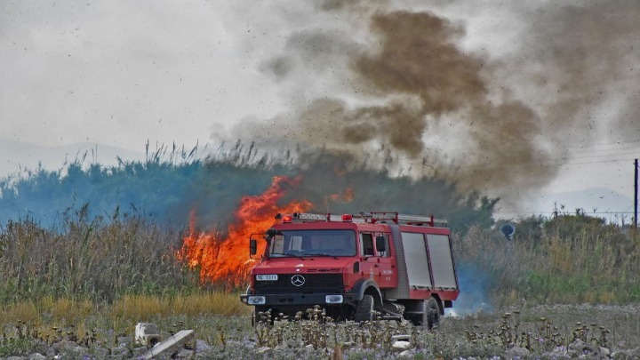 Υπό μερικό έλεγχο πυρκαγιά στο δήμο Παιονίας Κιλκίς