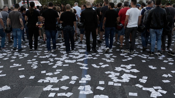 Πορείες φοιτητών κατά της κατάργησης του ασύλου