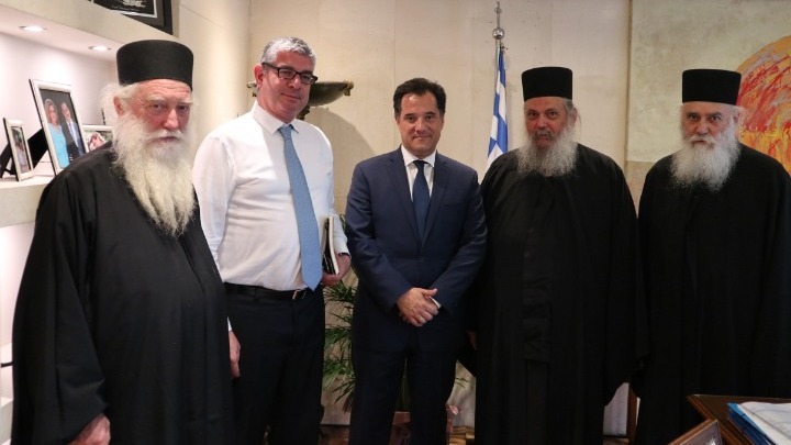 Άδ. Γεωργιάδης: Το υπουργείο Ανάπτυξης και Επενδύσεων εγκαινιάζει μία σταθερή επικοινωνίας με το Άγιο Όρος