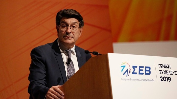 Θετικά αποτιμά ο πρόεδρος του ΣΕΒ τα πρώτα δείγματα γραφής της νέας κυβέρνησης