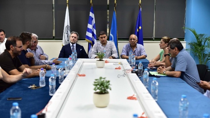 Παράκτιοι Μεσογειακοί Αγώνες: Σύσκεψη παρουσία του Λευτέρη Αυγενάκη