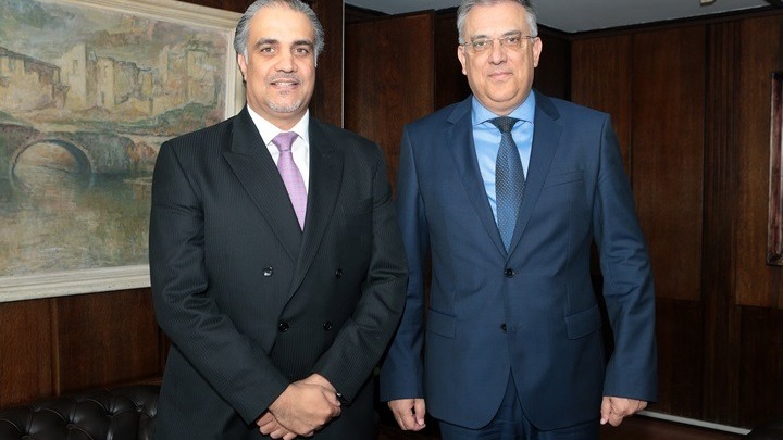 Συνάντηση Τ. Θεοδωρικάκου με τον πρεσβευτή του Κατάρ