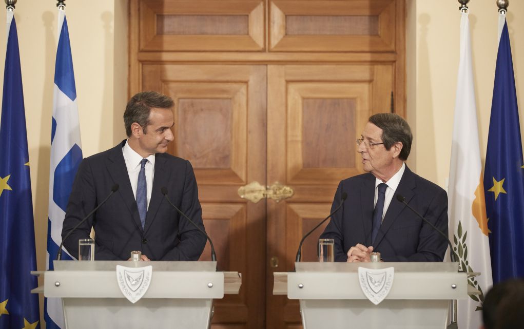 Μητσοτάκης: Δεδομένη η στήριξη της Ελλάδας στην Κύπρο