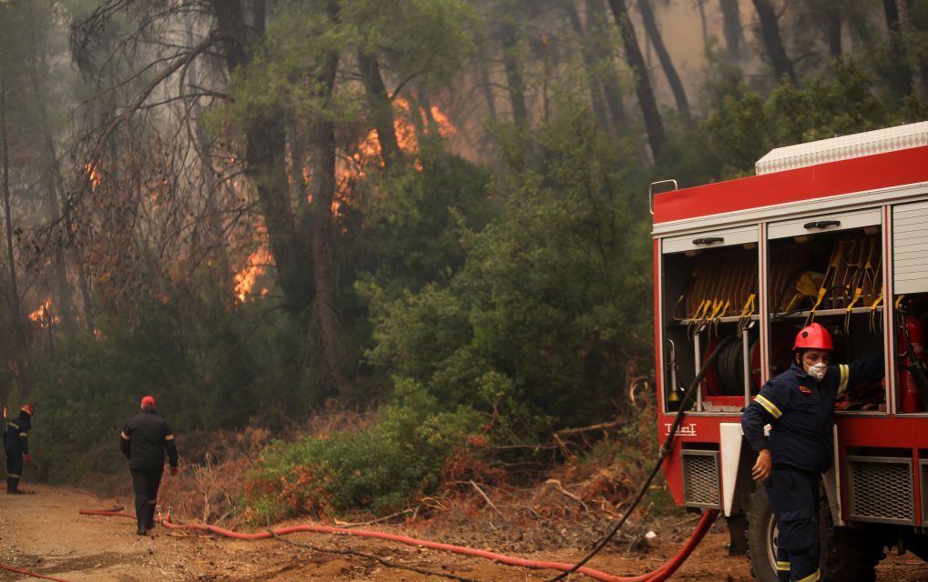 Υπό έλεγχο η φωτιά στην Εύβοια – Έχουν μείνει μικρές και διάσπαρτες εστίες