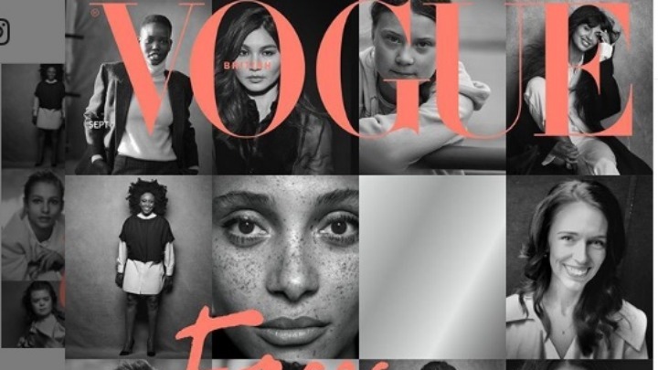 «Ουρές» για το Vogue UK με την επιμέλεια της Μέγκαν