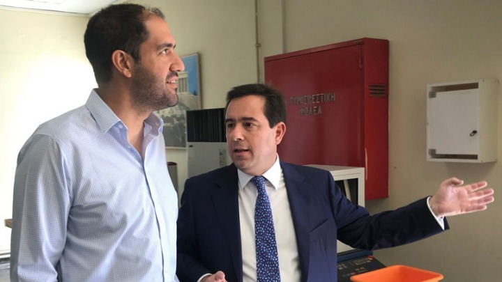 Χίος: Επίσκεψη Κεφαλογιάννη και Μηταράκη για το αεροδρόμιο