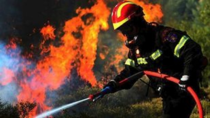 Κεφαλονιά: Υπό μερικό έλεγχο η πυρκαγιά στον Αγκώνα