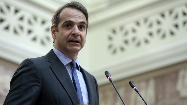 Στο Μέγαρο Μαξίμου ο Κυριάκος Μητσοτάκης