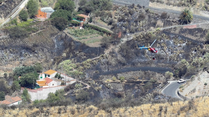 Υπό κράτηση ο άνδρας που φέρεται να ευθύνεται για την πυρκαγιά στη Γκραν Κανάρια