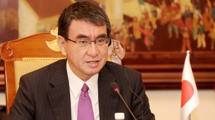 Ο ΥΠΕΞ της Ιαπωνίας Τ. Κόνο στη Σλοβενία