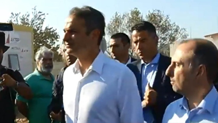 Επίσκεψη Κυριάκου Μητσοτάκη στο Μάτι