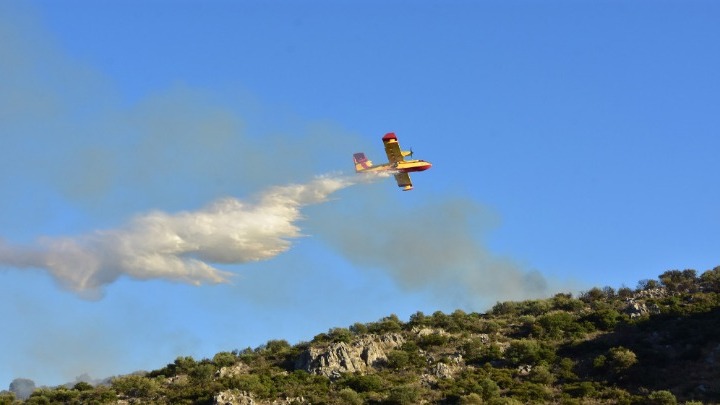 Υπό μερικό έλεγχο  πυρκαγιά σε δασική έκταση στην ορεινή Ξάνθη
