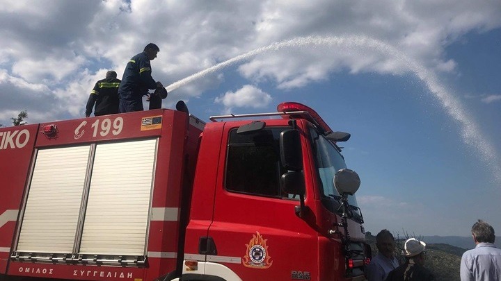 Υπό έλεγχο η φωτιά που ξέσπασε στο Νότο της Κέρκυρας