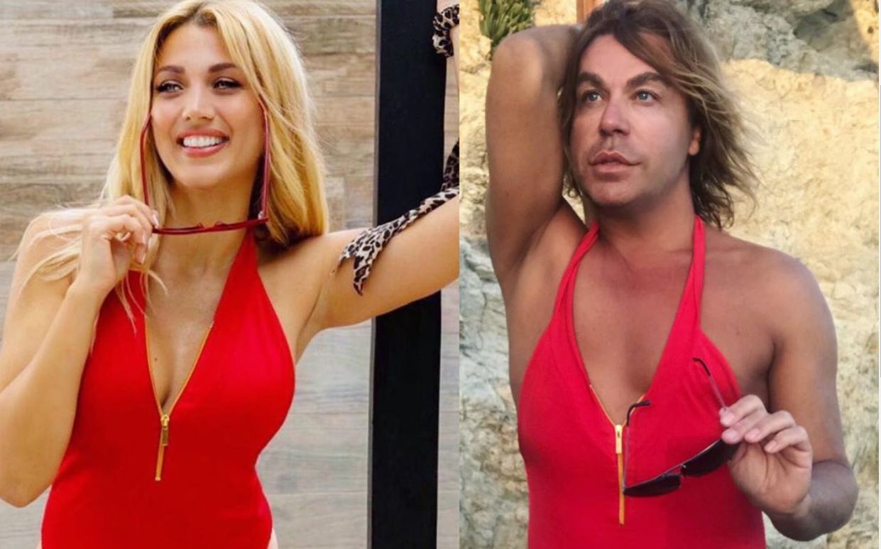 Ο Τρύφων Σαμαράς με το μαγιό της Κωνσταντίνας Σπυροπούλου! (pic)