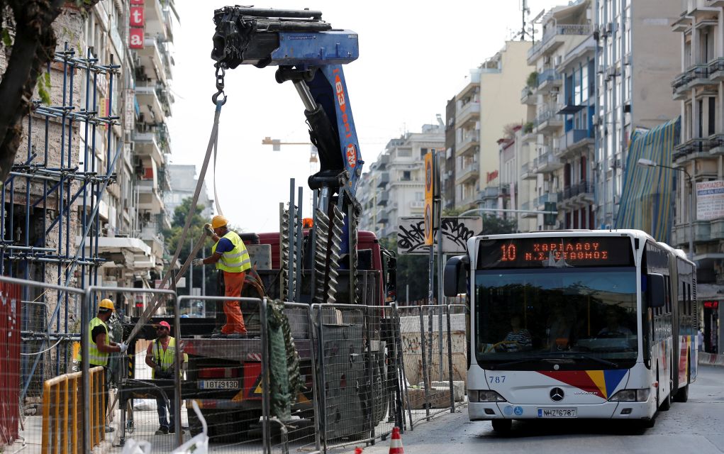 Σταθμός Βενιζέλου: Άρχισαν τα έργα για την απόσπαση των αρχαίων