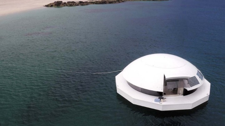 Anthenea, ένα πλωτό παλάτι με θέα τον βυθό της θάλασσας
